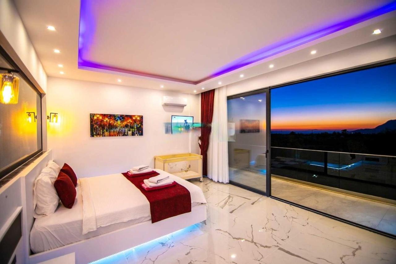 Villa Lycian-Kalkan 3 Bedroom-2 Jakuzzies-Sauna-Turkish Hamam-Huge Private Pool And Lovely Garden Kas Exterior photo